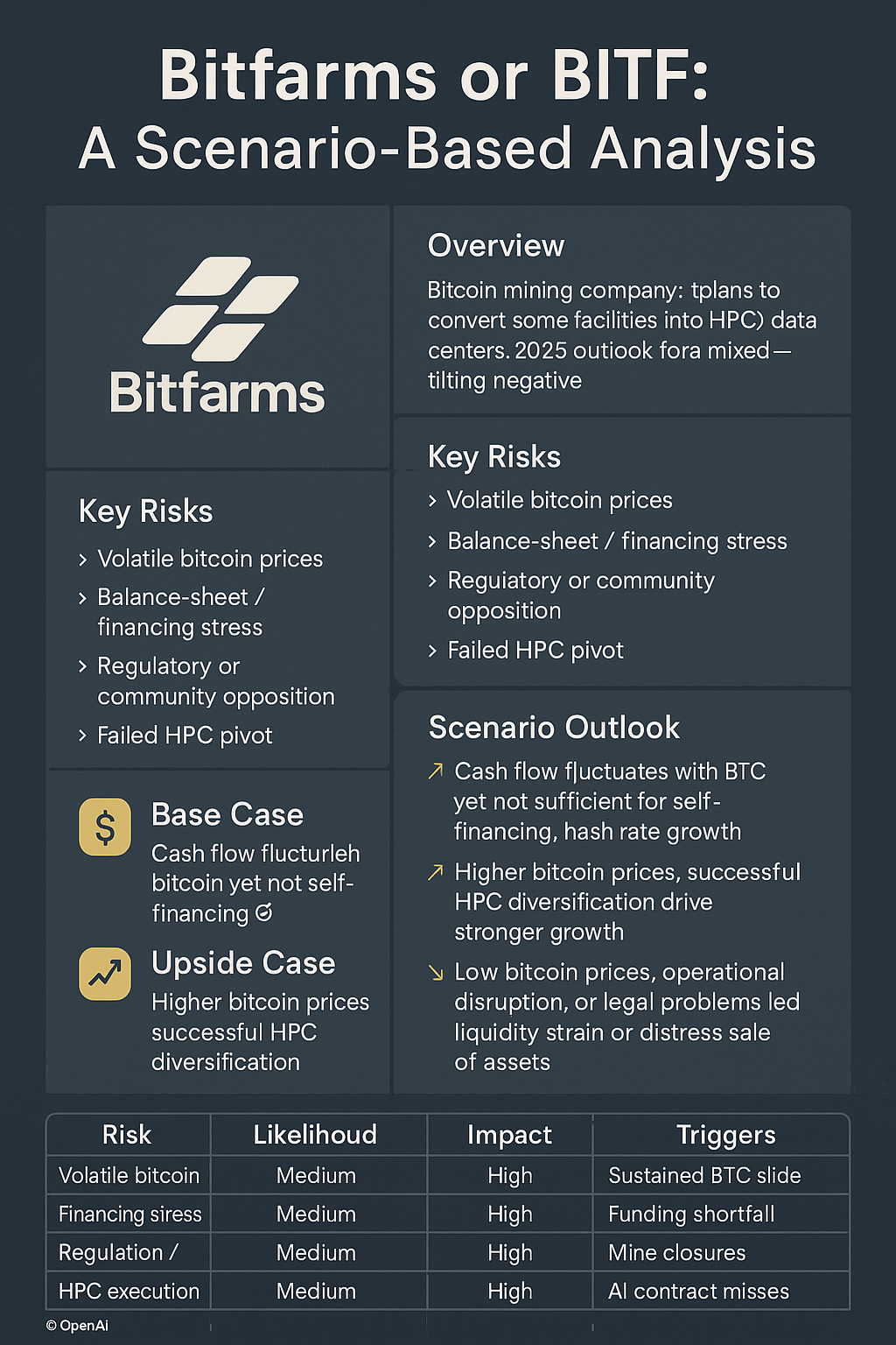 Should I trade Bitfarms or BITF? A Risk-Impact and Scenario-Based Analysis