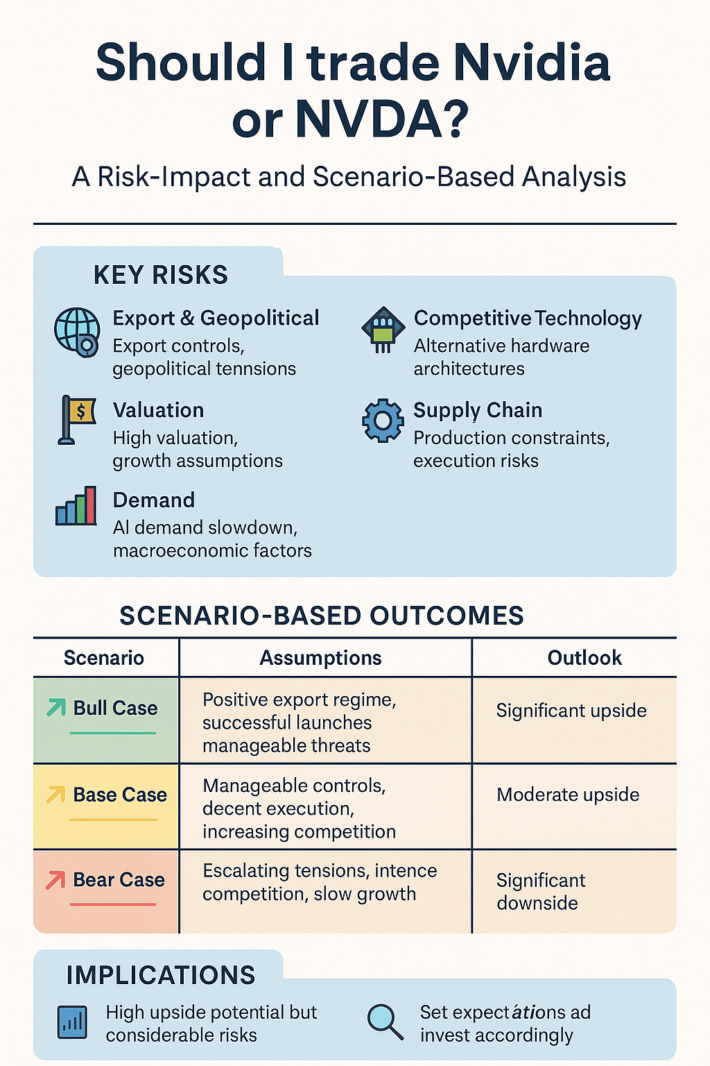 Should I trade Nvidia or NVDA A Risk-Impact and Scenario-Based Analysis
